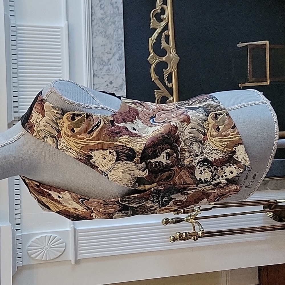 Vtg Tapestry Dog Vest - image 5